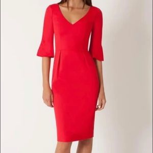 Black Halo Adrienne sheath dress red size 12